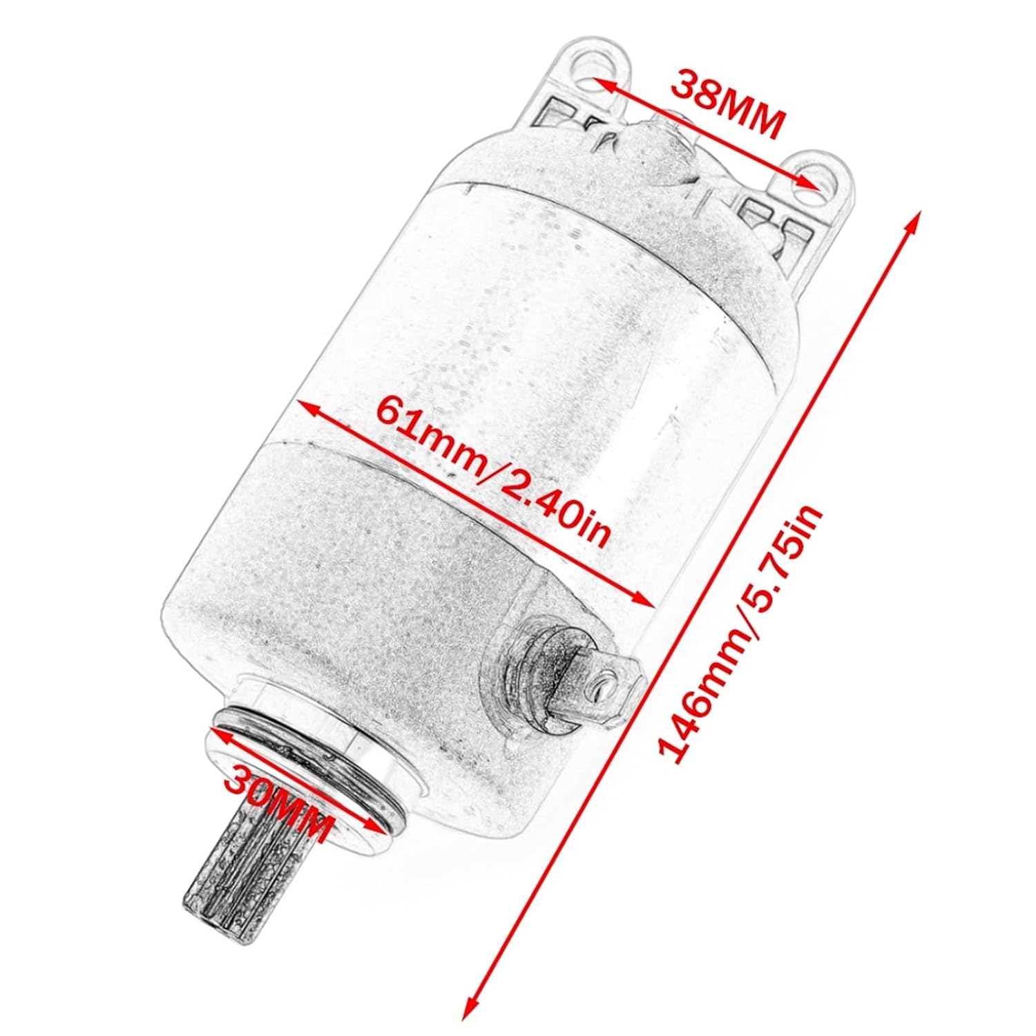 Electrical Engine Starter Electronic Starter for YW125 YW125X 125 XC125SR X 5S9-H1800-10 5S9-H1800-00