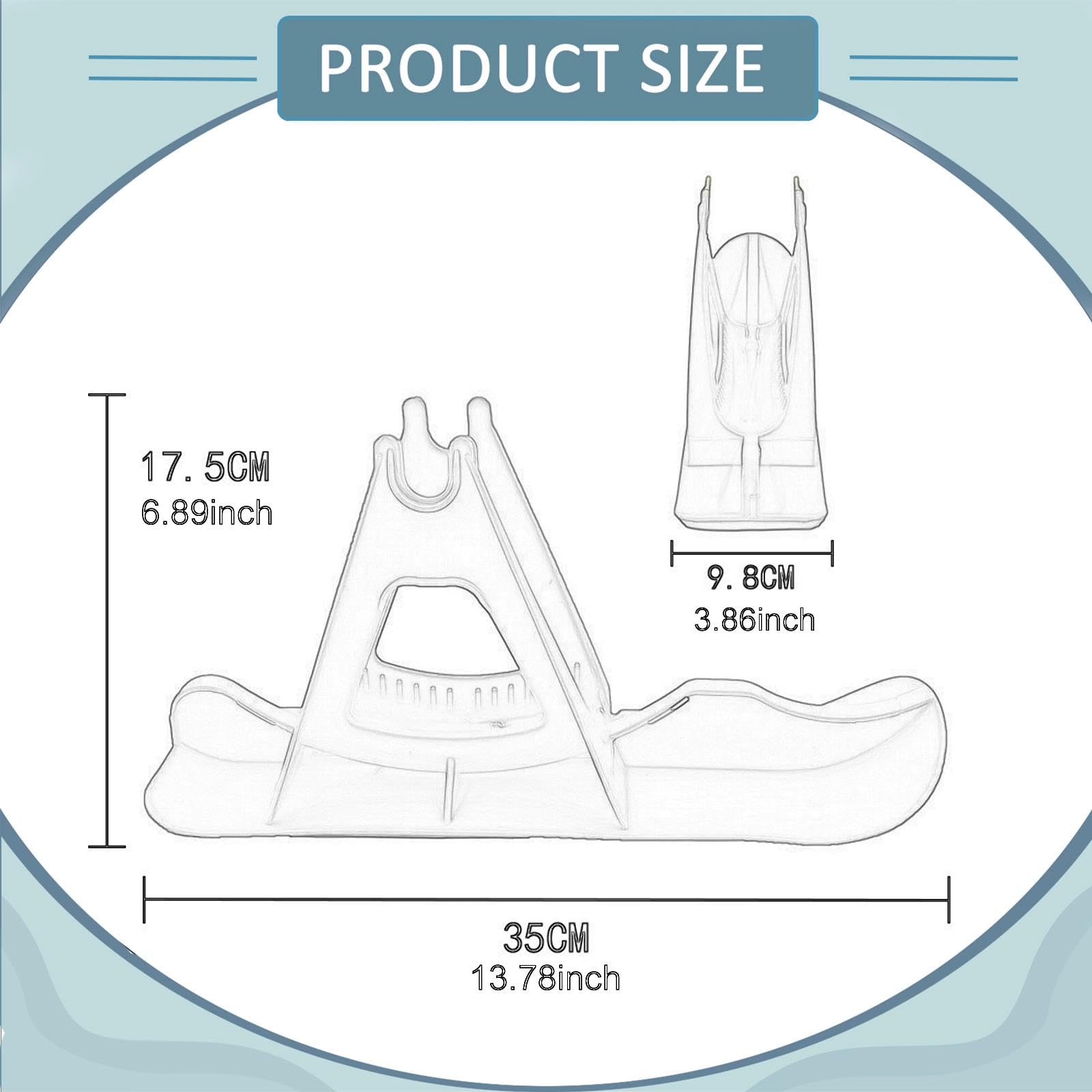 Fenteer Ski Sled Ensemble Universel pour Trotteurs Enfants Attache Planche à Neige Vélos Traîneau Résistant pour Chariot de Golf Support Parking Winter en PP, Noir