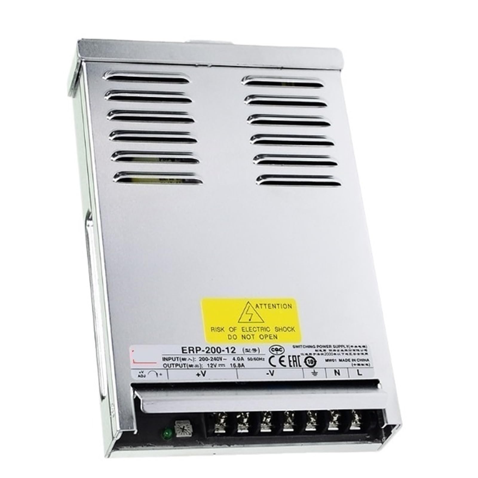 Alimentation à découpage 200W à haute dissipation thermique