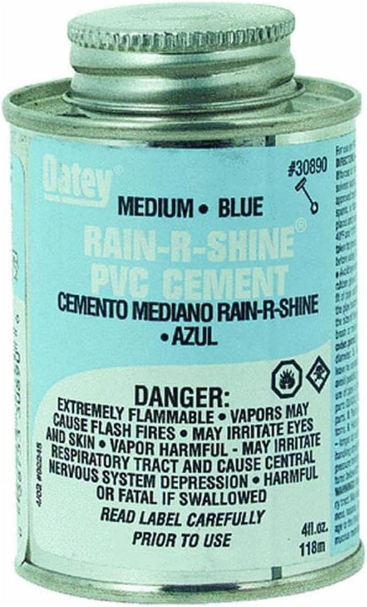 PVC Cement, Blue, 4 oz.