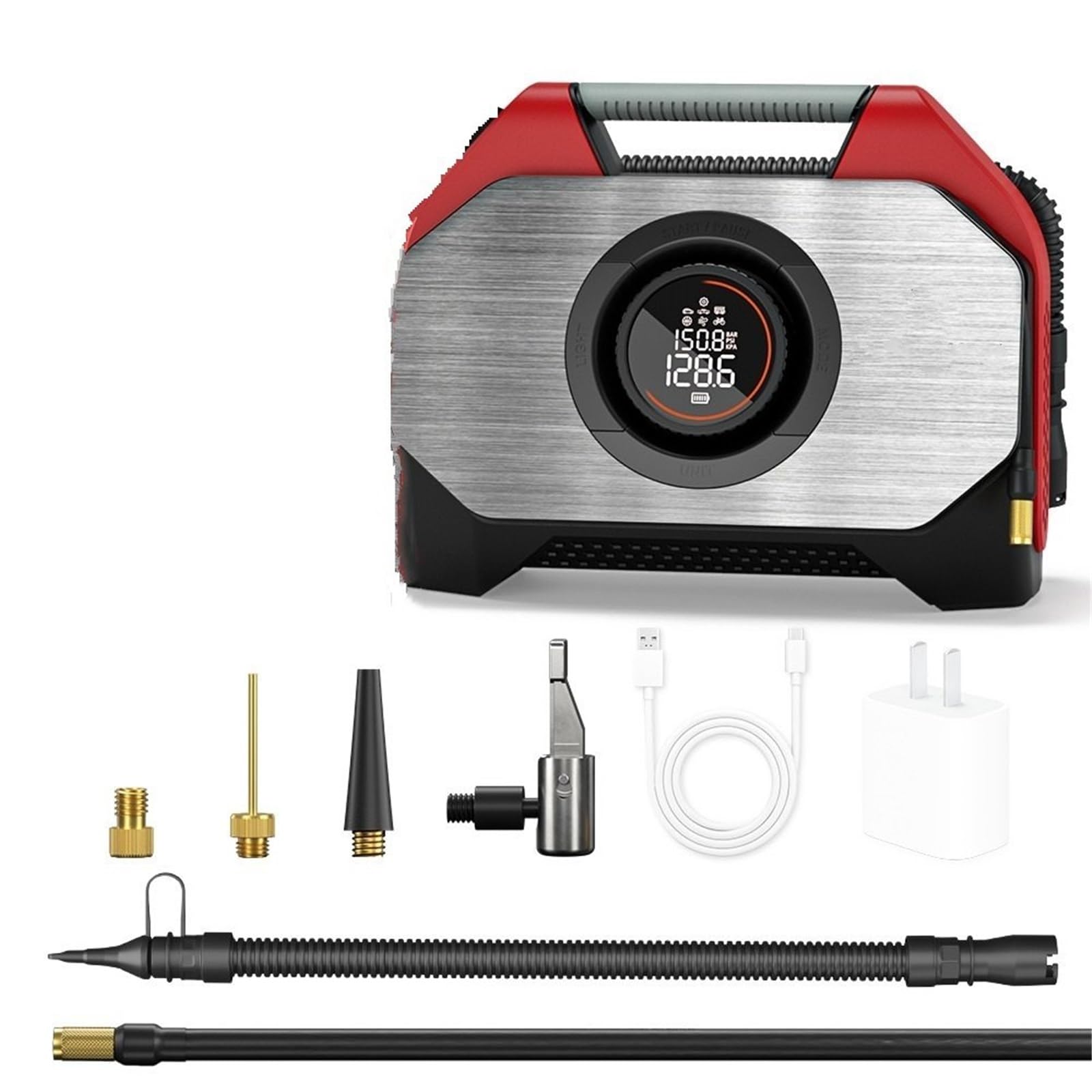 Compresseur Air Gonfleur de pneus portatif Gonfleur Electrique
