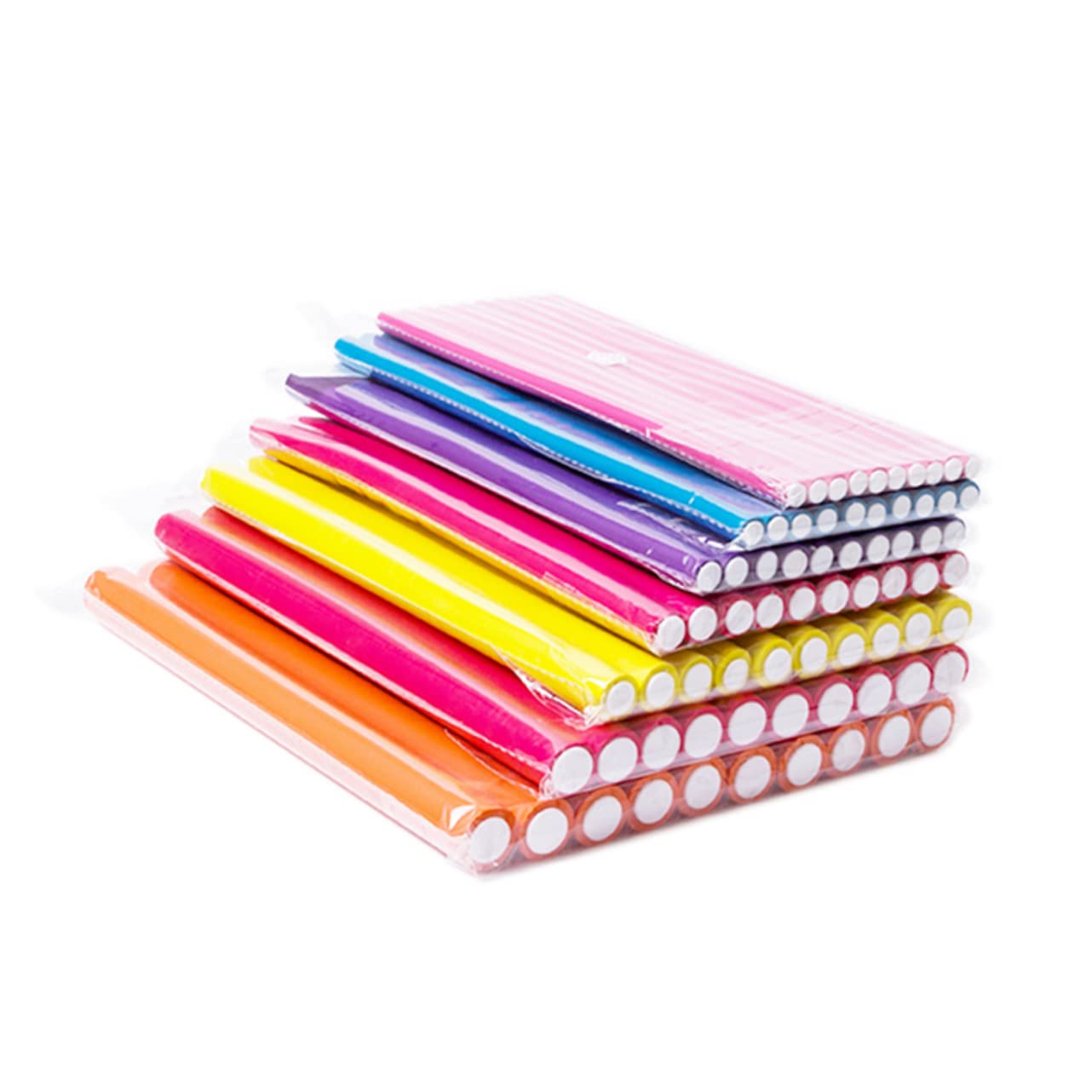 LALAFINA 40pezzi Flex Rods Per Riccioli Arricciacapelli Multifunzionale Barre Per e Riccioli Colori Casual