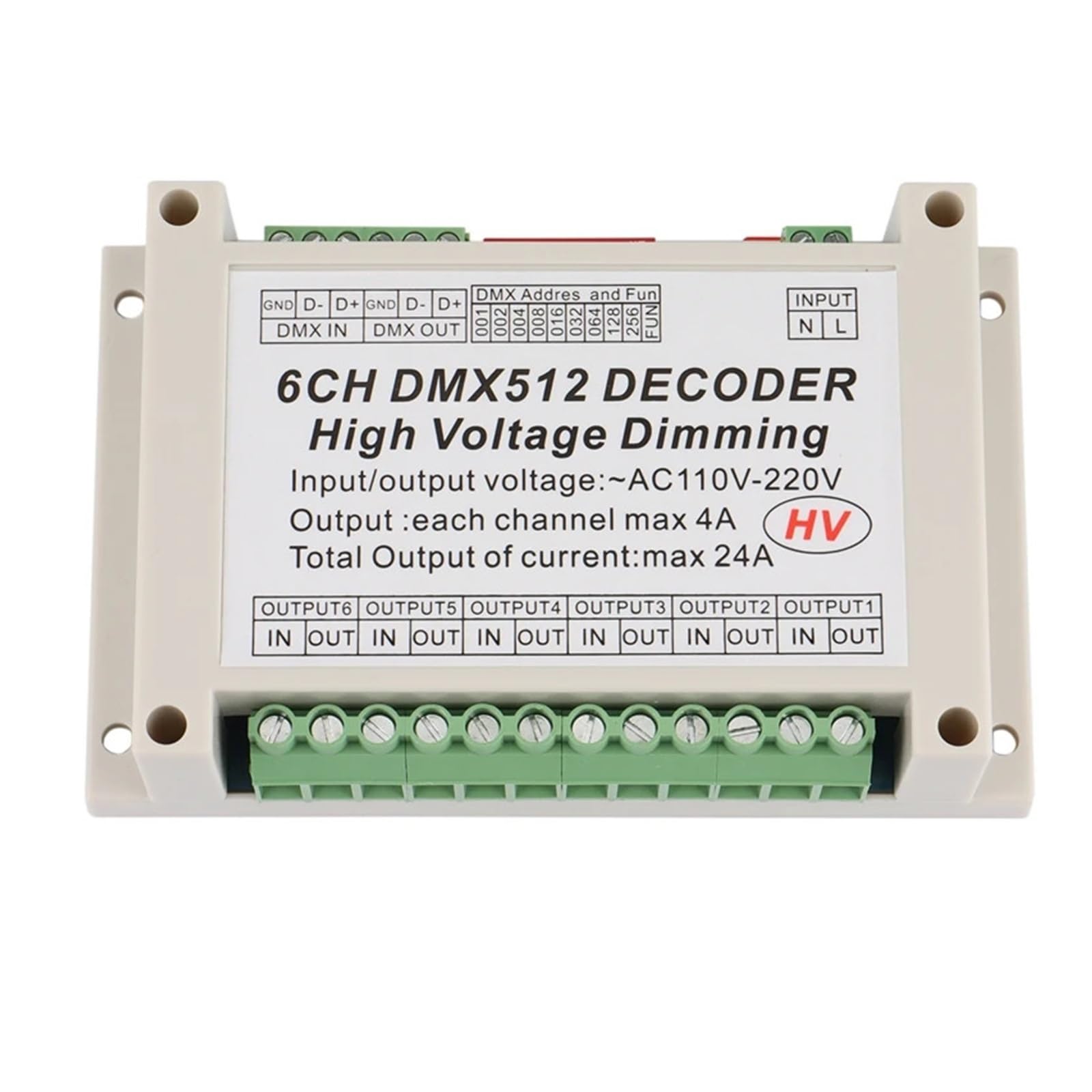 Décodeur DMX 4A par canal pour une gradation d'ampoule fluide - 7