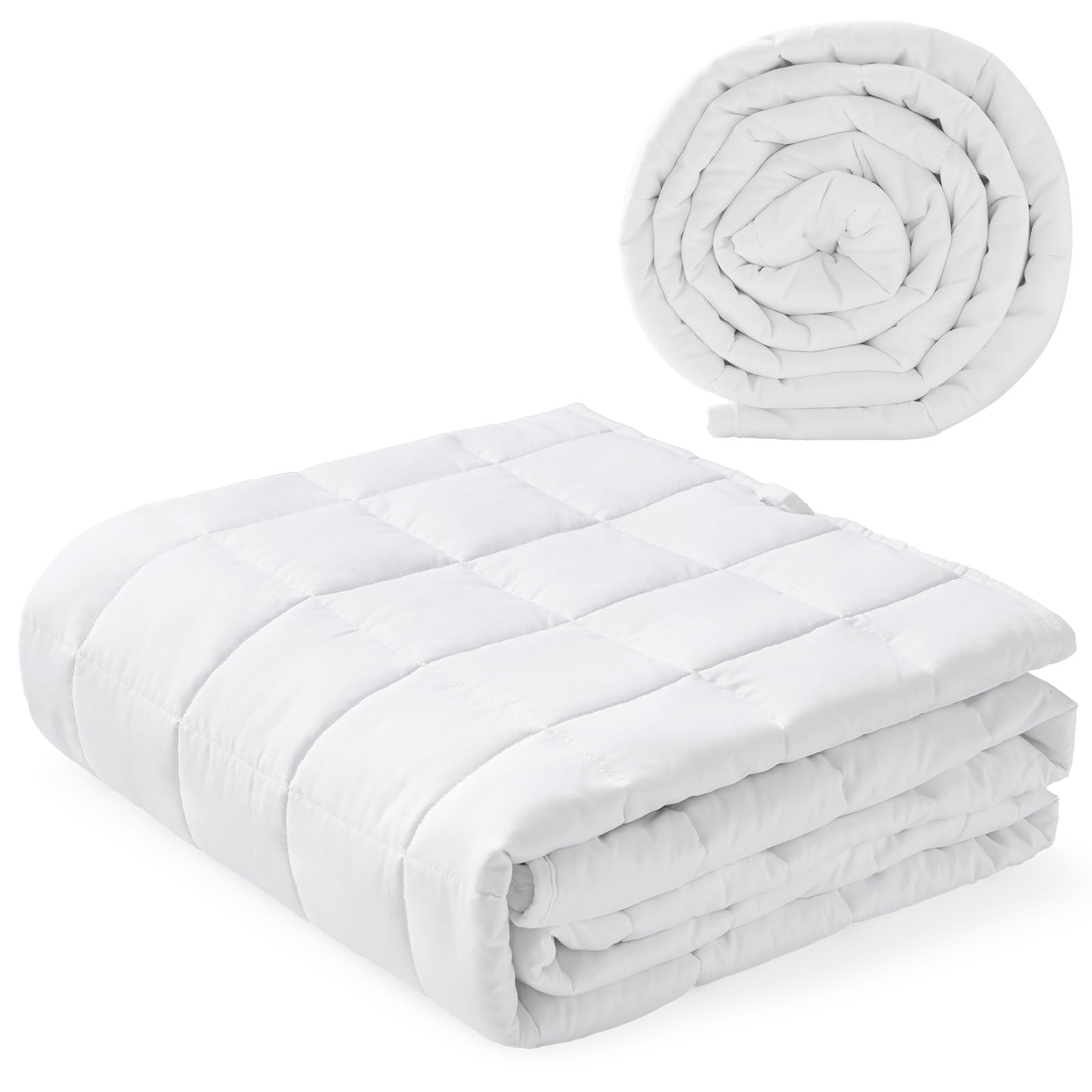 Autsel Manta Pesada 135x200cm 9kg, Weighted Blanket con Perlas de Vidrio, Manta Pesada para Dormir, Manta Pesada Ansiedad, Manta con Peso 100% de algodón