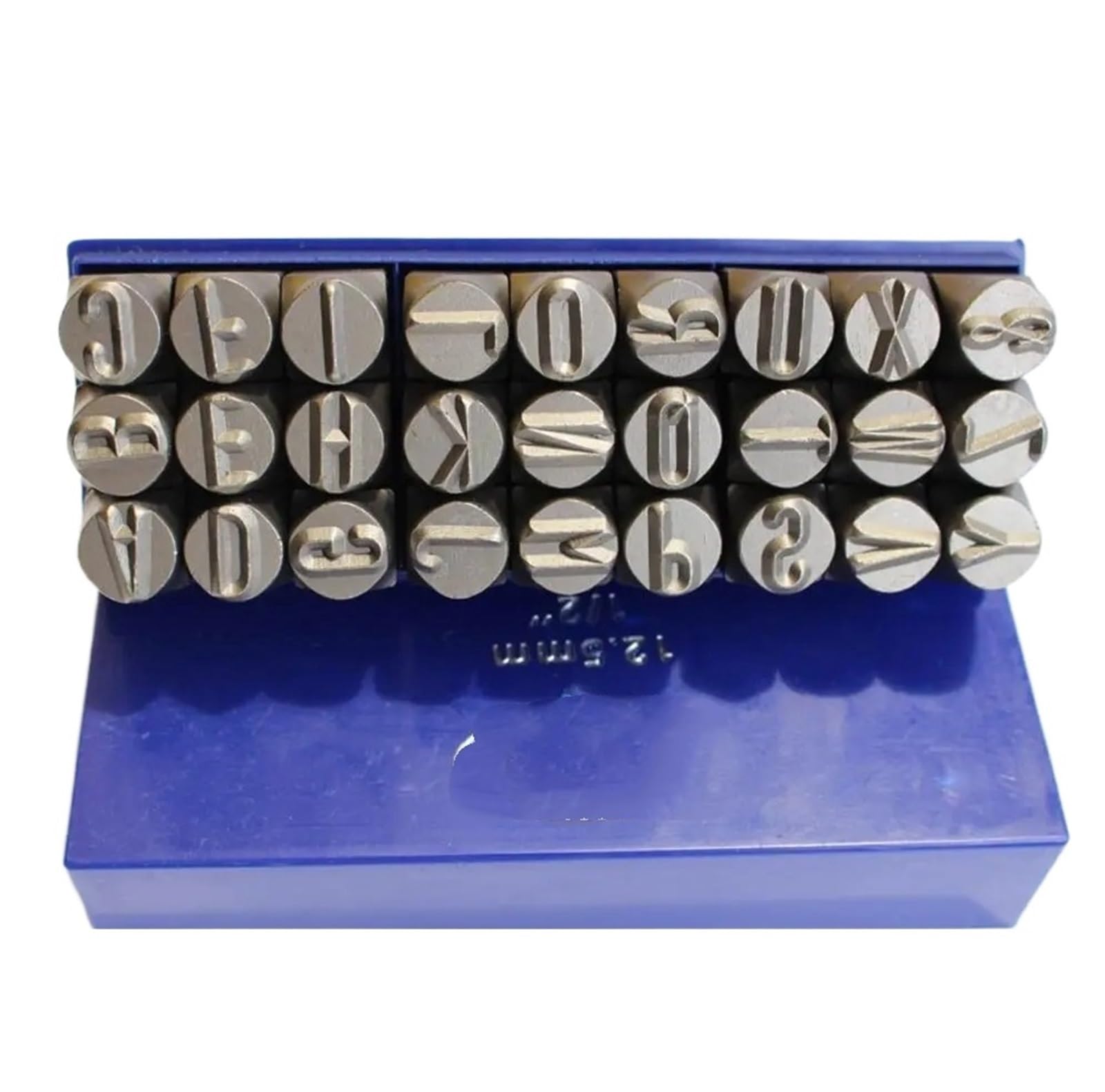 AXVOLA Steel Letter Mould 2mm Hand Metal Marking Stamps Uppercase Punches Letter Set
