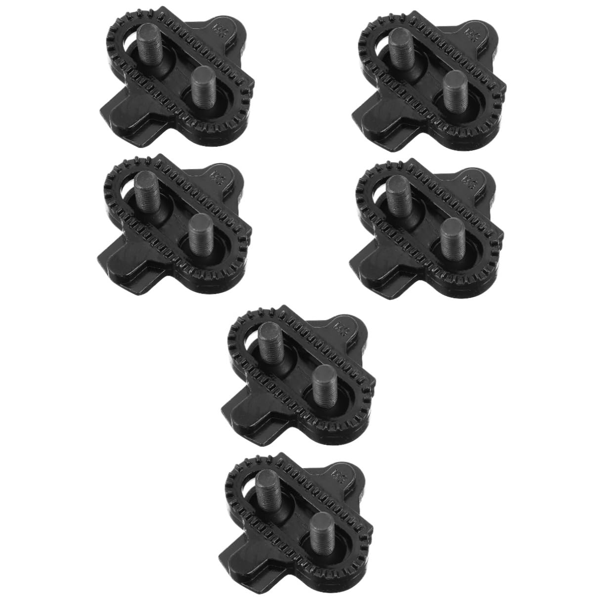 Mikikit 3 Pairs Mountain Bike Cleats Pedals Compatible Steel Spindle Bike Pedal Cleats