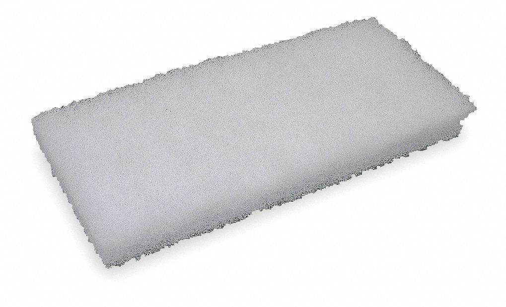 Pad, White, 10"L, PK5