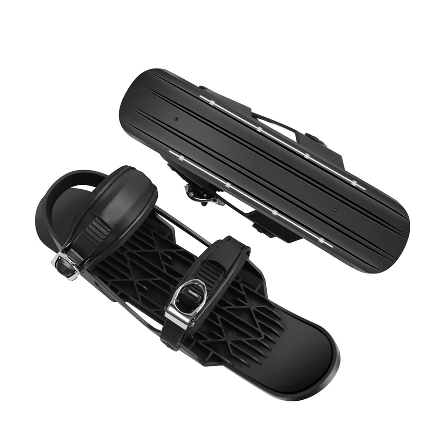 Mini buty snowboardowe Narty do butów zimowych Krótkie łyżwy Snowboard Skiboardy Zimowe sporty na świeżym powietrzu Snowboard Sled,Black