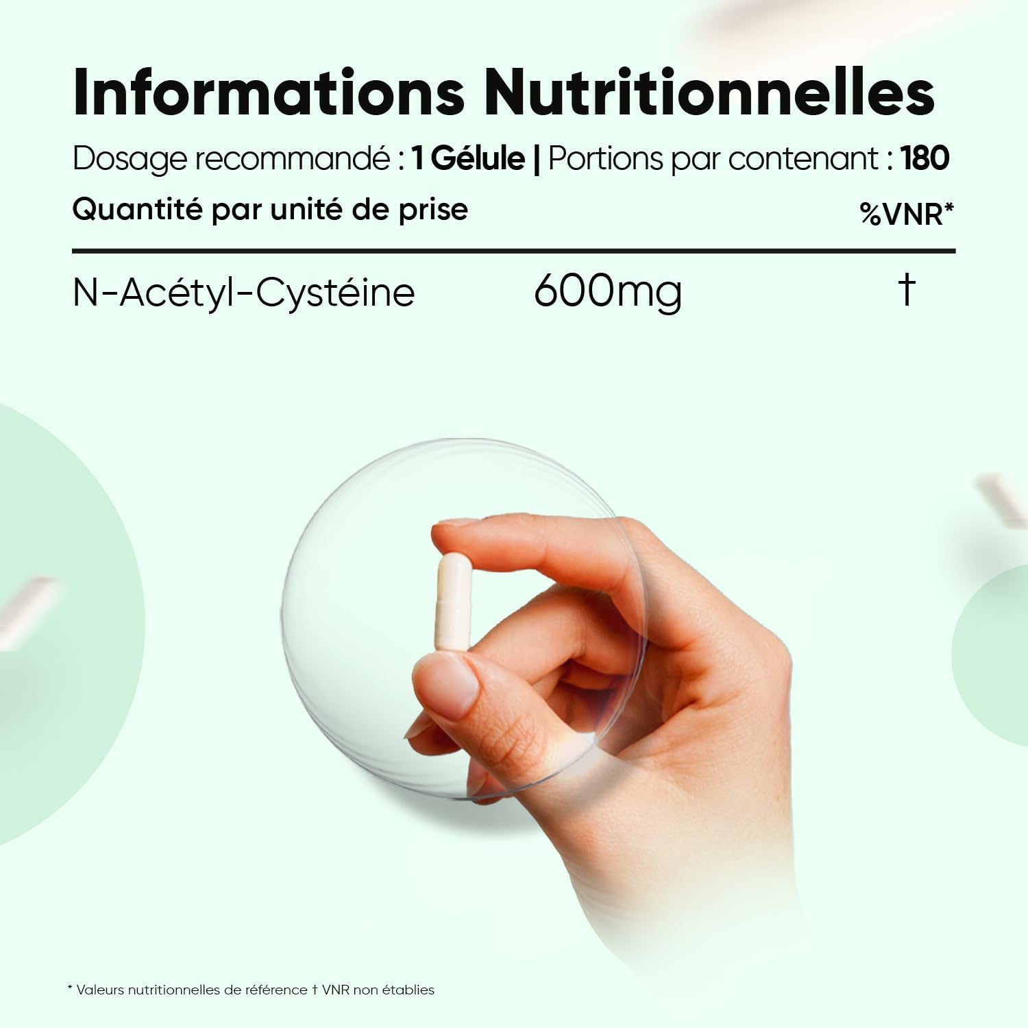NAC Gélules & Ginkgo Biloba avec Ginseng Sibérien Micro-Comprimés