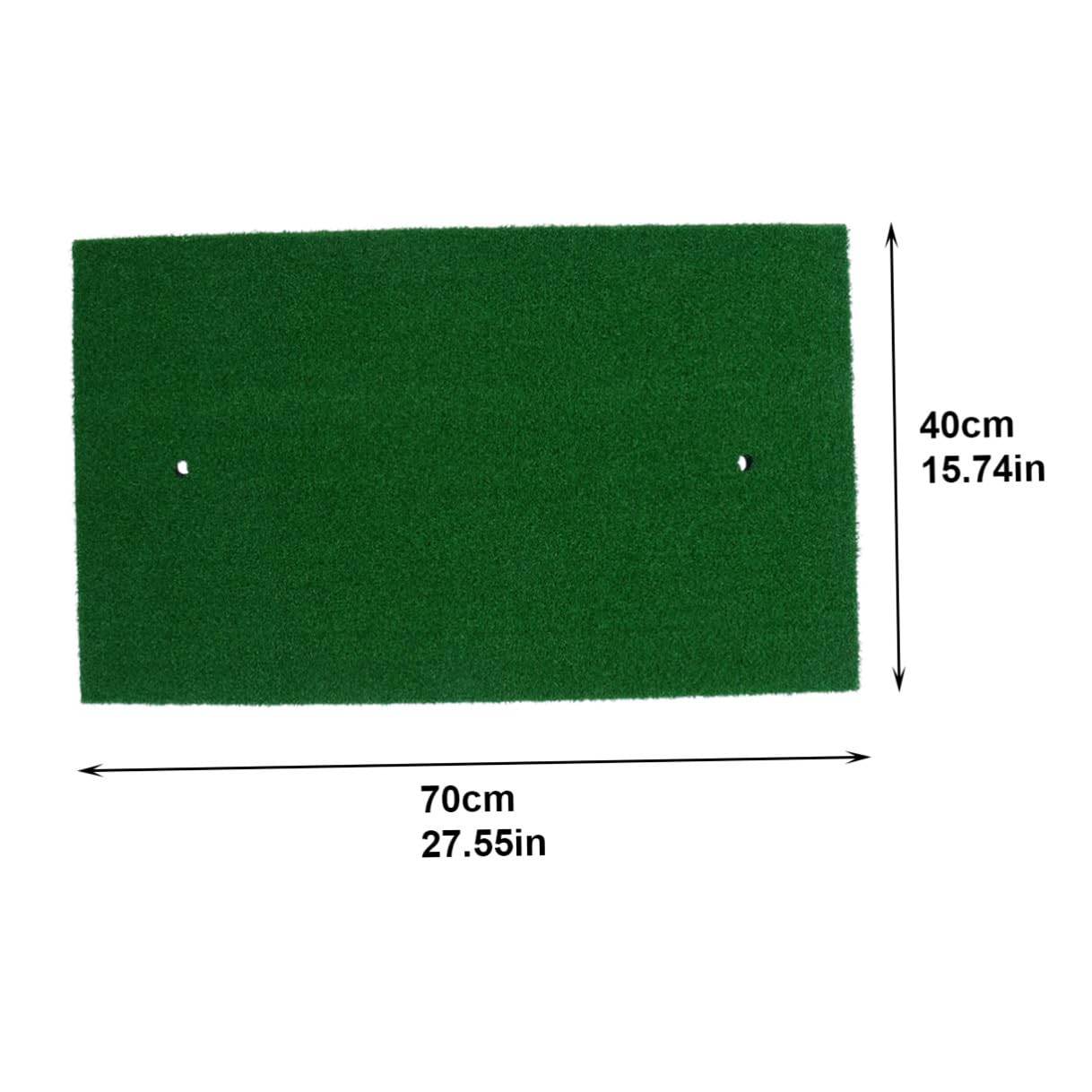 Tapete de Práctica de Golf Verde PP para Putting y Entrenamiento