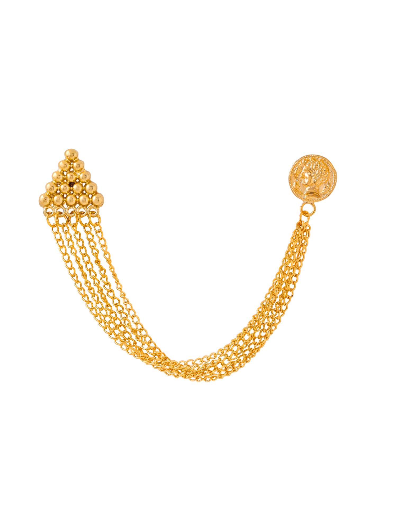 Brooches for Men | Blazer Accessories | Fashion Golden Layered Brooch Pin | Accessories for Men | Birthday-image-14