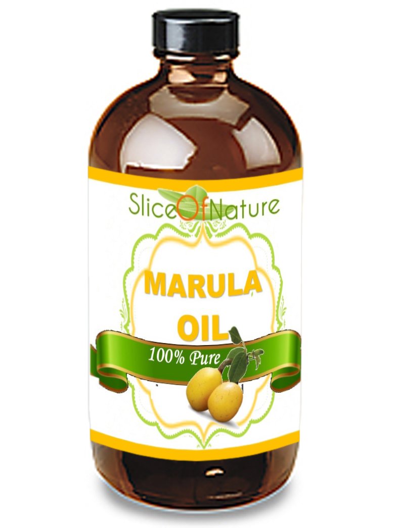 Slice Of Nature VIRGIN MARULA OIL 100% Pure for Hair Treatment, Face, Body (16 oz)