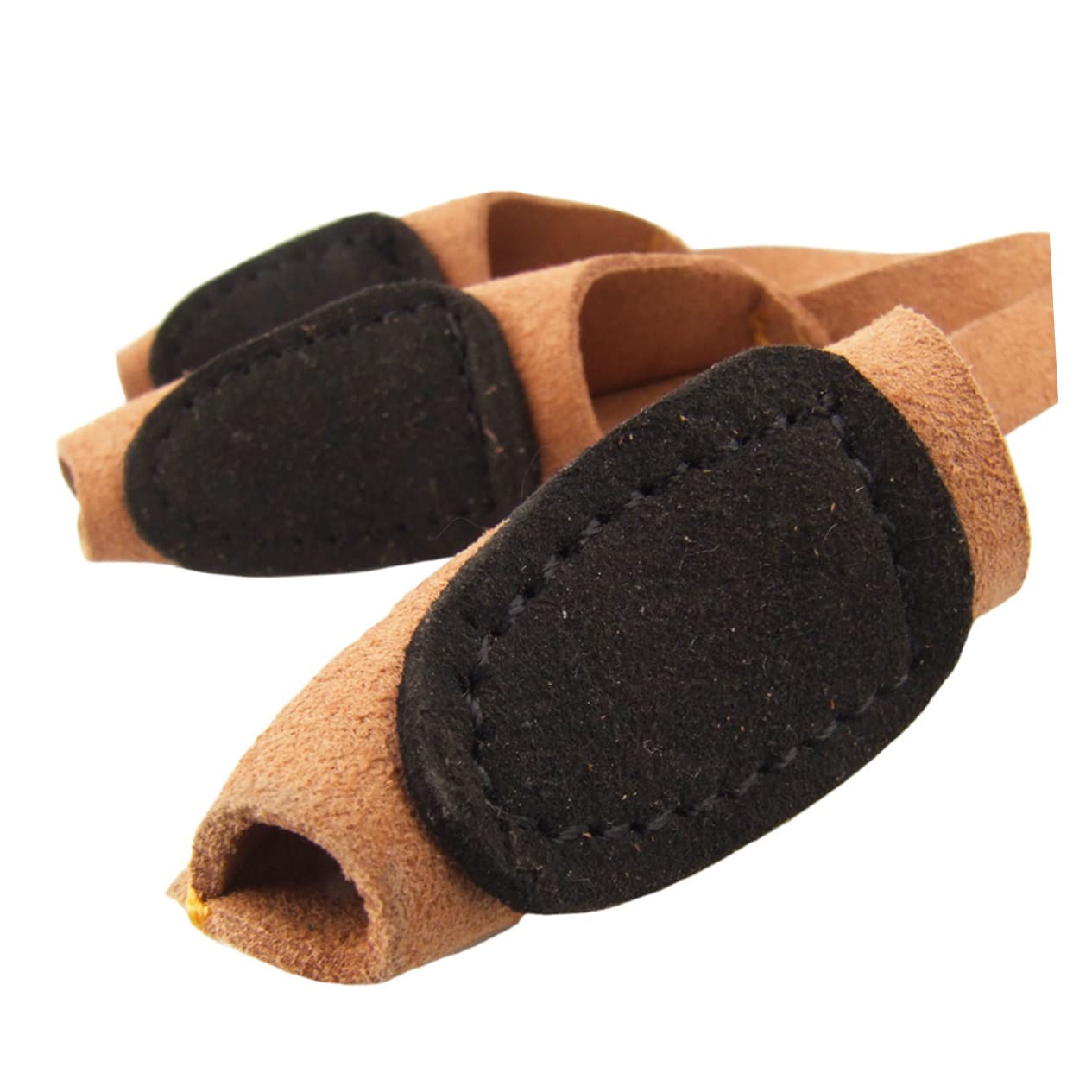 BESPORTBLE Archery Glove 3 Finger Protection Glove for Hunting Pu Alloy Construction Fit Adjustable Wrist Straps