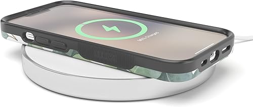 Vista 307 de Casely Funda para iPhone 13 Compatible con MagSafe Color Splash de medianoche Funda retro abstracta Color de medianoche Splash Abstracto