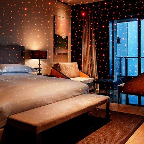 Miniatura 6 de 2 proyectores de luz nocturna USB de estrella, mini lámpara de proyección LED, decoraciones románticas, para dormitorio, fiesta, paredes
