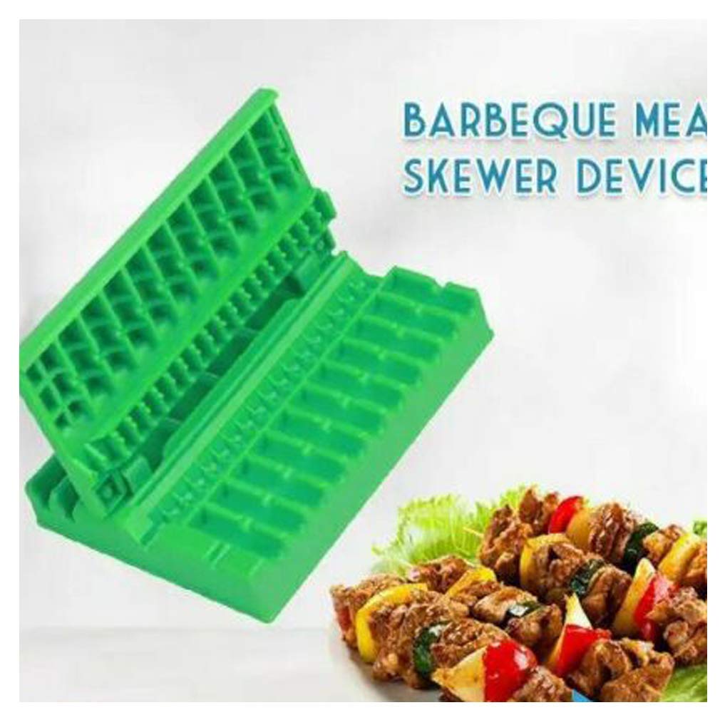 Amazon.co.jp: Arvolno バーベキュー 肉串刺し器 串さし器 肉刺し BBQ