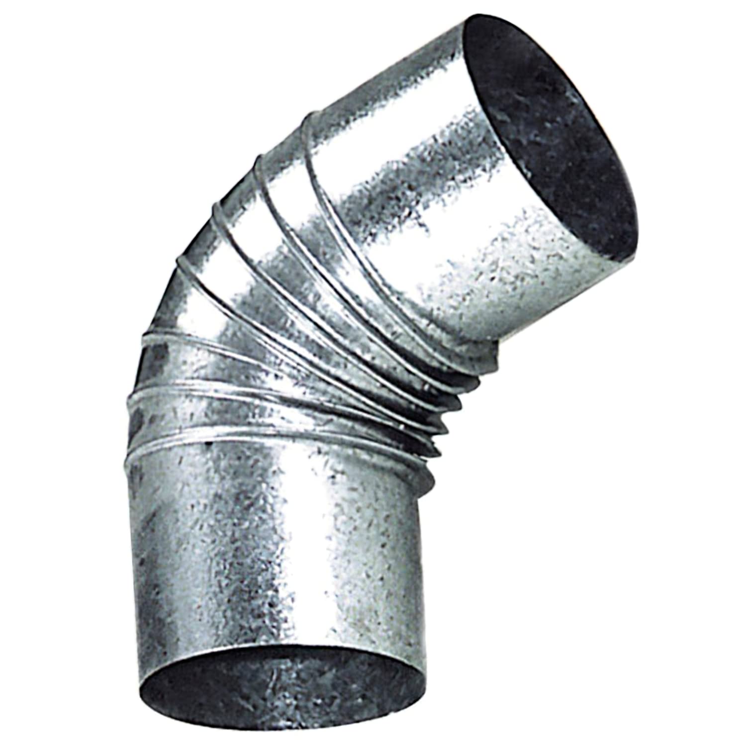 Wolfpack Grey 22010127 - Galvanised Oven Elbow, (150Mm, 45°).