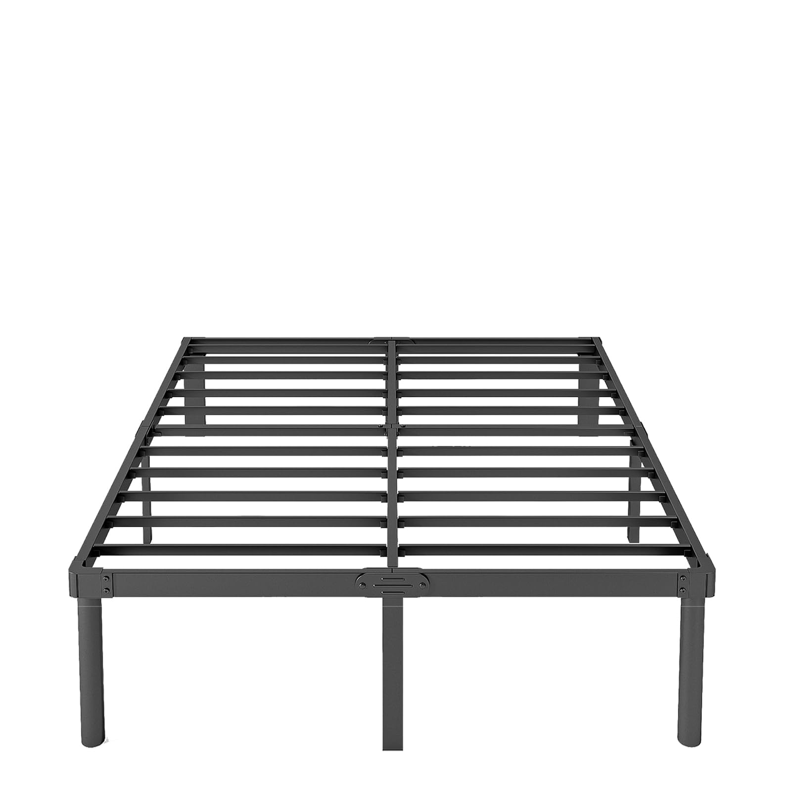 SunnyDaze 18 Inch High Metal King Bed Frame No Box Spring Needed, Heavy Duty King Size Bed Frame Platform, Easy Assembly, Noise Free, Black