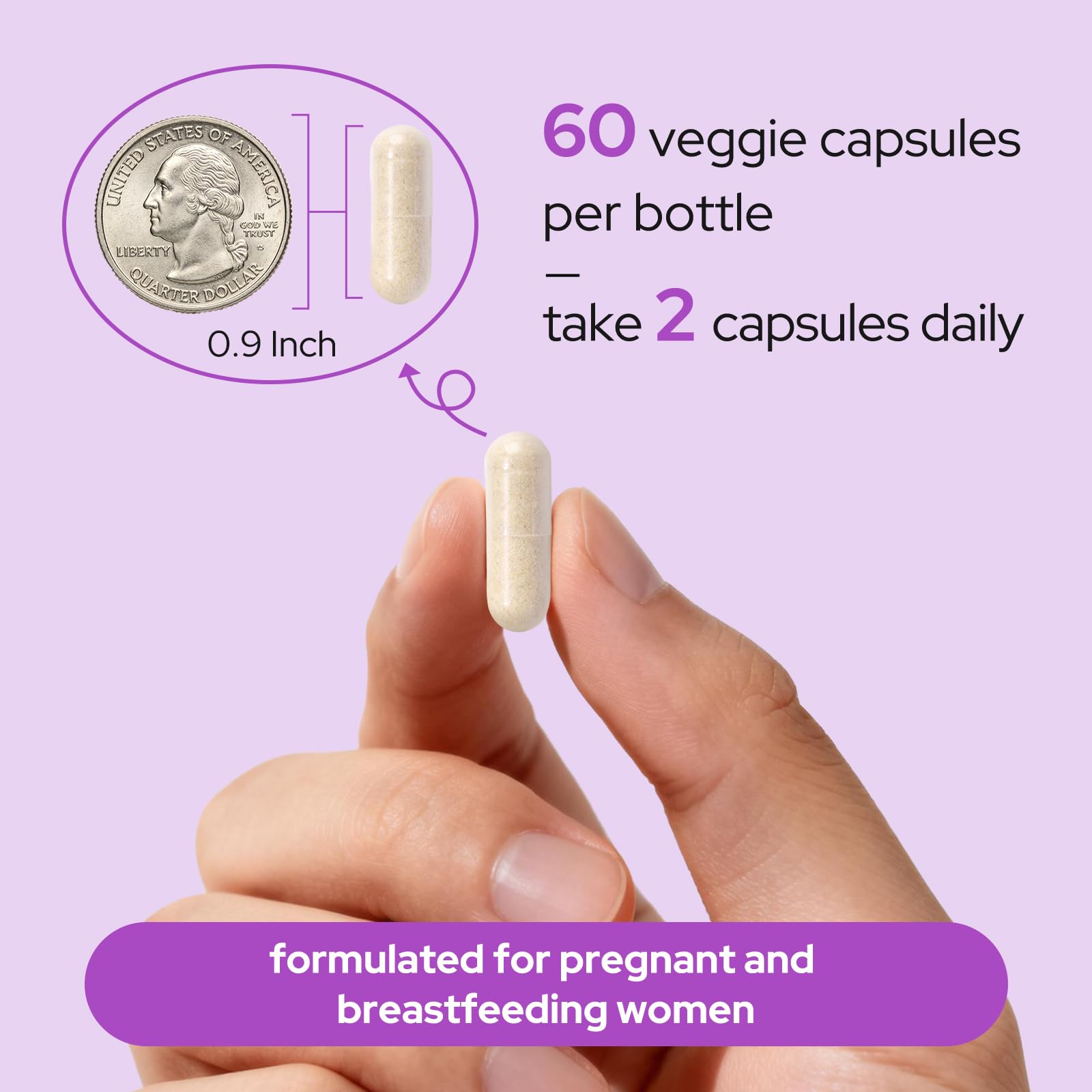 Premom Prenatal Choline Supplements, 550mg Choline Bitartrate — Amazon image 7