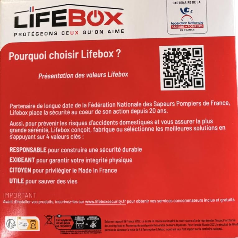 Détecteur de monoxyde de Carbone, détecteur CO Norme en 50291 connecté durée de Vie 10 Ans