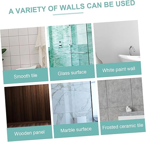 Miniatura 6 de Cabilock Estante de esquina de pared, 1 unidad, marco de esquina triangular sin clavos, accesorios de montaje en pared, soporte de pared,