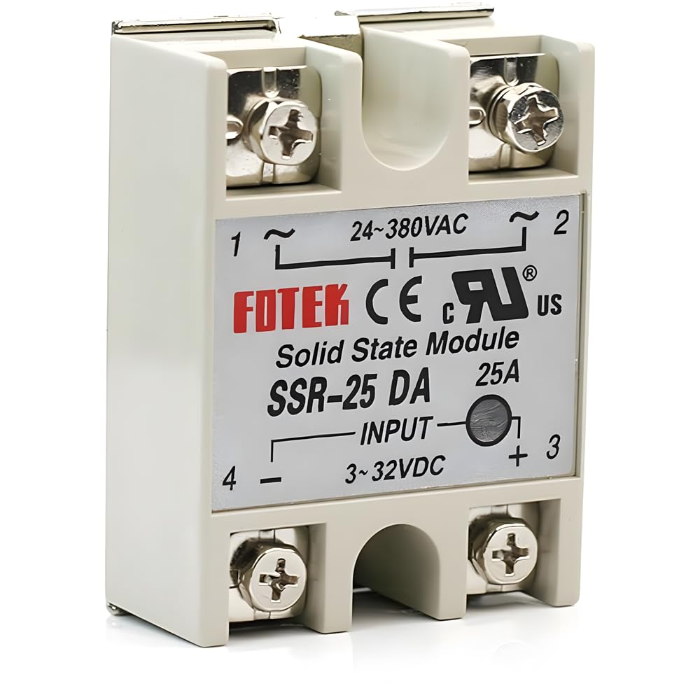 R&D Fotek SSR-25 DA DC-AC 25A Solid State Relay (SSR-25 DA) (B0CR44VS9X) Amazon Price History, Amazon Price Tracker