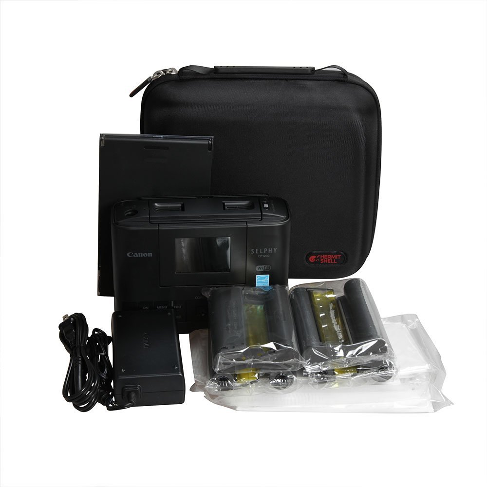 WERICO Hart Schutz Hülle Etui Tasche für Canon Selphy CP1200 CP1300 CP1500 WLAN Foto-Drucker