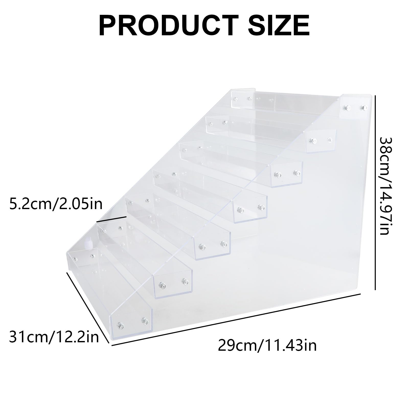 Organizzatori per pittura acrilica per vernici acriliche e pennelli organizer a 7 strati per strumenti efficienti
