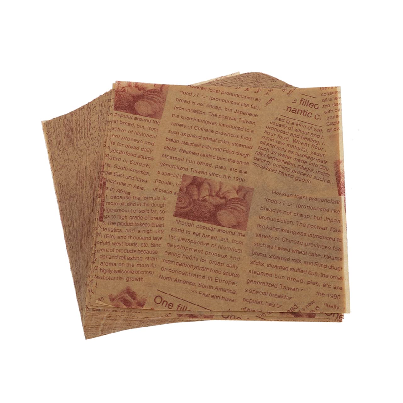 TOPBATHY Papier Sulfurisé Étanche et Anti-graisse pour Cuisson, 200 Feuilles 30x30cm, pour Emballage de Gâteaux et Biscuits Four