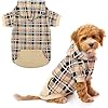 EXPAWLORER Plaid Dog Hoodie – British S...