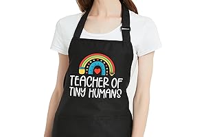 Teacher Appreciation Gifts for Women, Teacher Apron with Pockets, Personalized Teacher Birthday Gifts