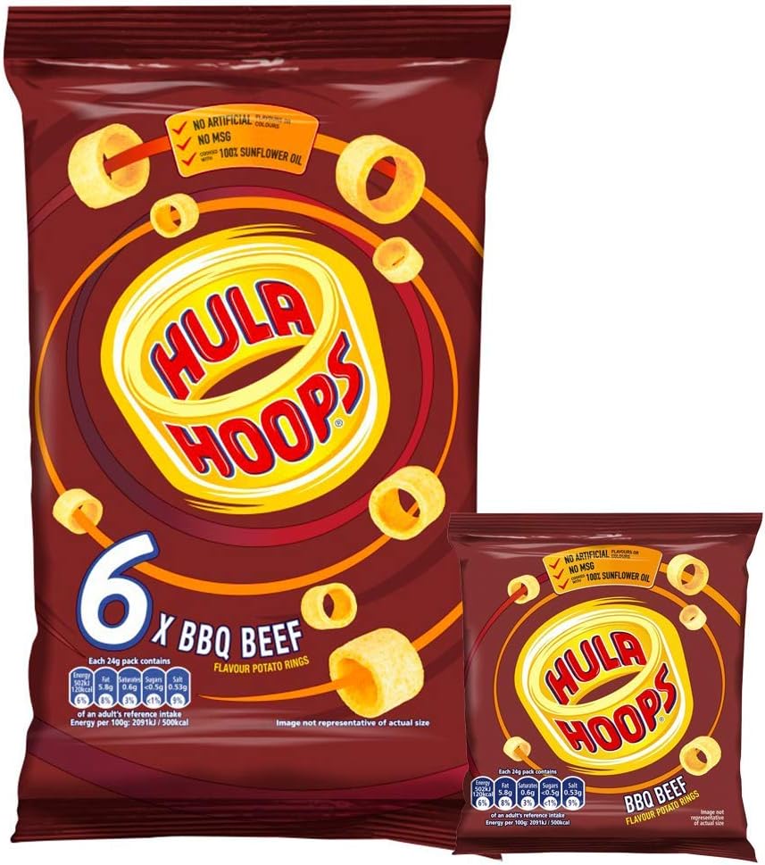 Hula Hoops BBQ Beef, 144 g