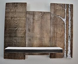 Dyale Rustic Pallet Shelf with a Story: Handmade from Reclaimed Wood