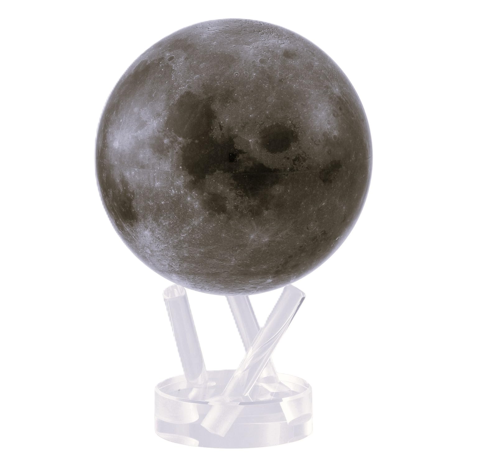 MOVA Globe Moon 6" with Base, Solar Powered Rotating Globe No Need of Battery or Chord, Unique Gift and Decoration