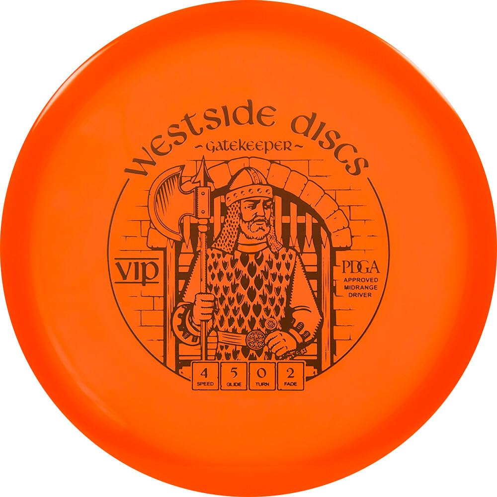 Gatekeeper by Westside Discs | Premium VIP Plastic | Disc Golf Putt and Approach Disc (Colors Vary)