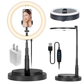 そらる リングライト15点 Amazon.co.jp: TARION リングライト 折畳める 俯瞰可 スタンド