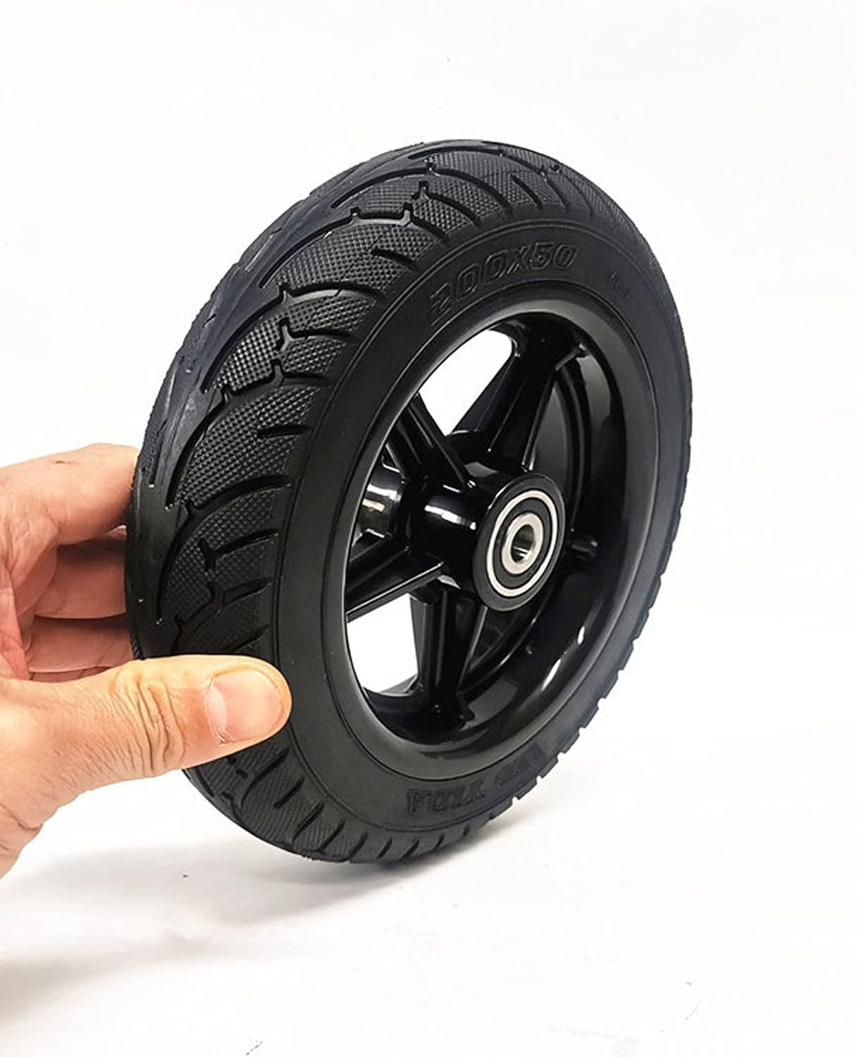 Scooter Replacement Wheels,8 Inch Scooter Solid Tyres,200X50 Wheels Electric Wheel Hub Non-Pneumatic Tires,for Electric Scooter Tires
