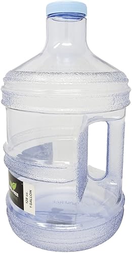 Miniatura 10 de 1 Gallon Leak-Proof BPA Free Reusable Plastic Drinking Water Big Mouth Bottle Jug Container with Holder Drinking Canteen