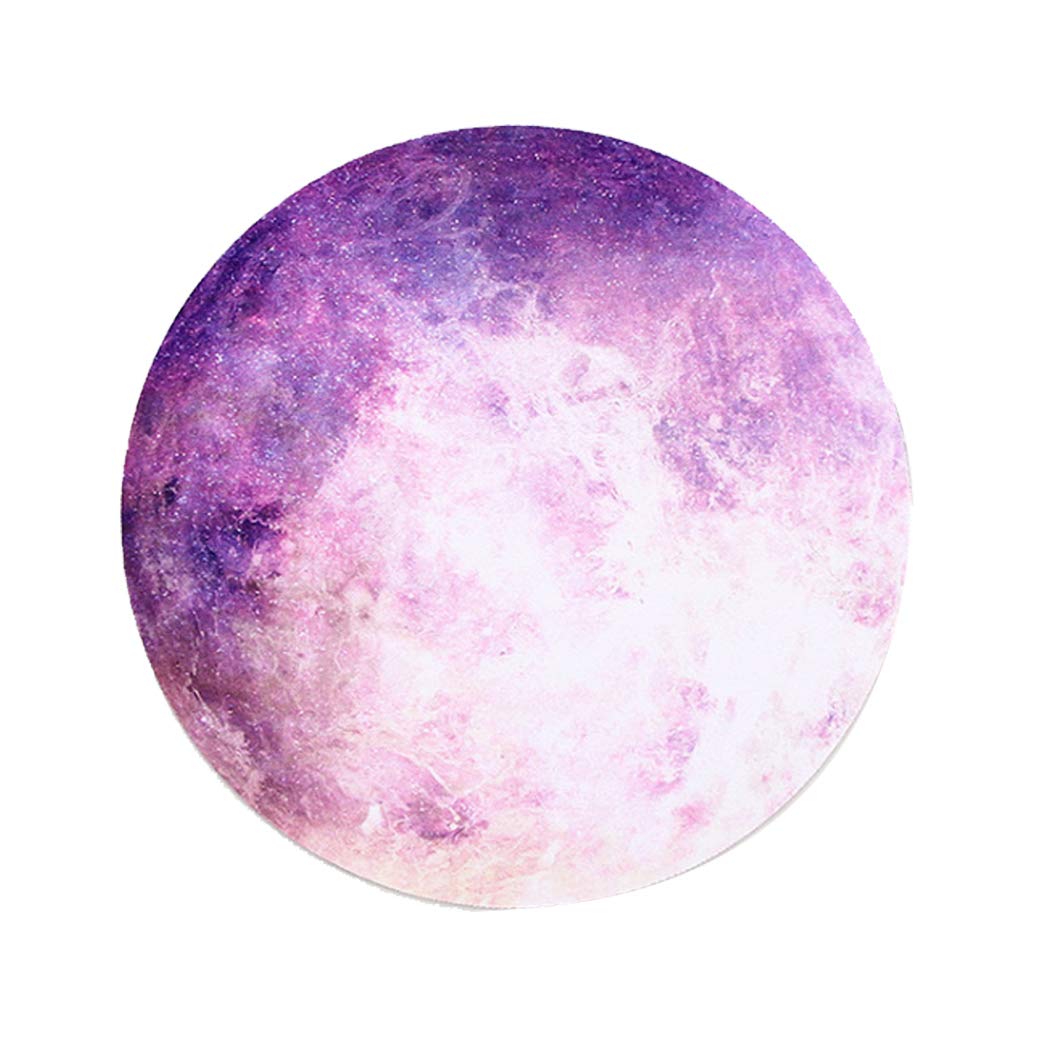 Ranvi Creative Personality Planet Mouse Pad, Soft Small Fresh Fruit Round Rubber Thick Mouse Pad size6