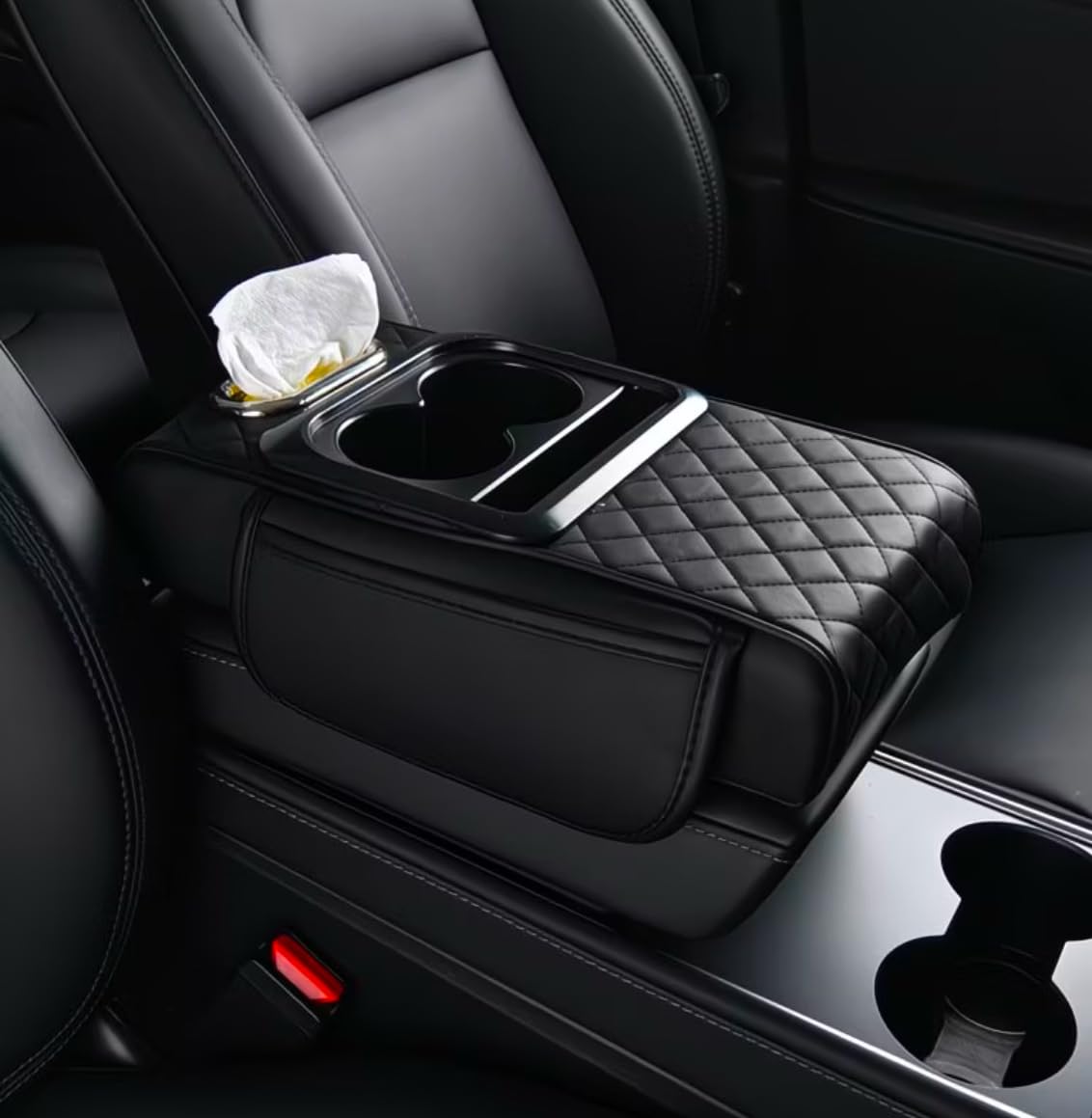 YDSTNiu 1PCS Car Armrest Box Tissue Holder for Volvo XC90 S60 S80 S90,