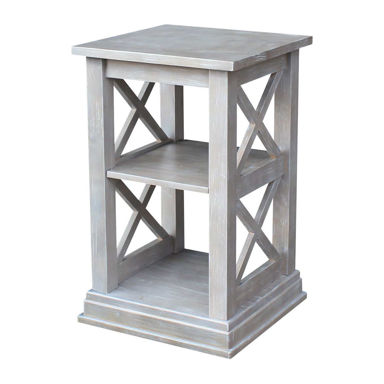 International Concepts Accent Table, Washed Gray Taupe