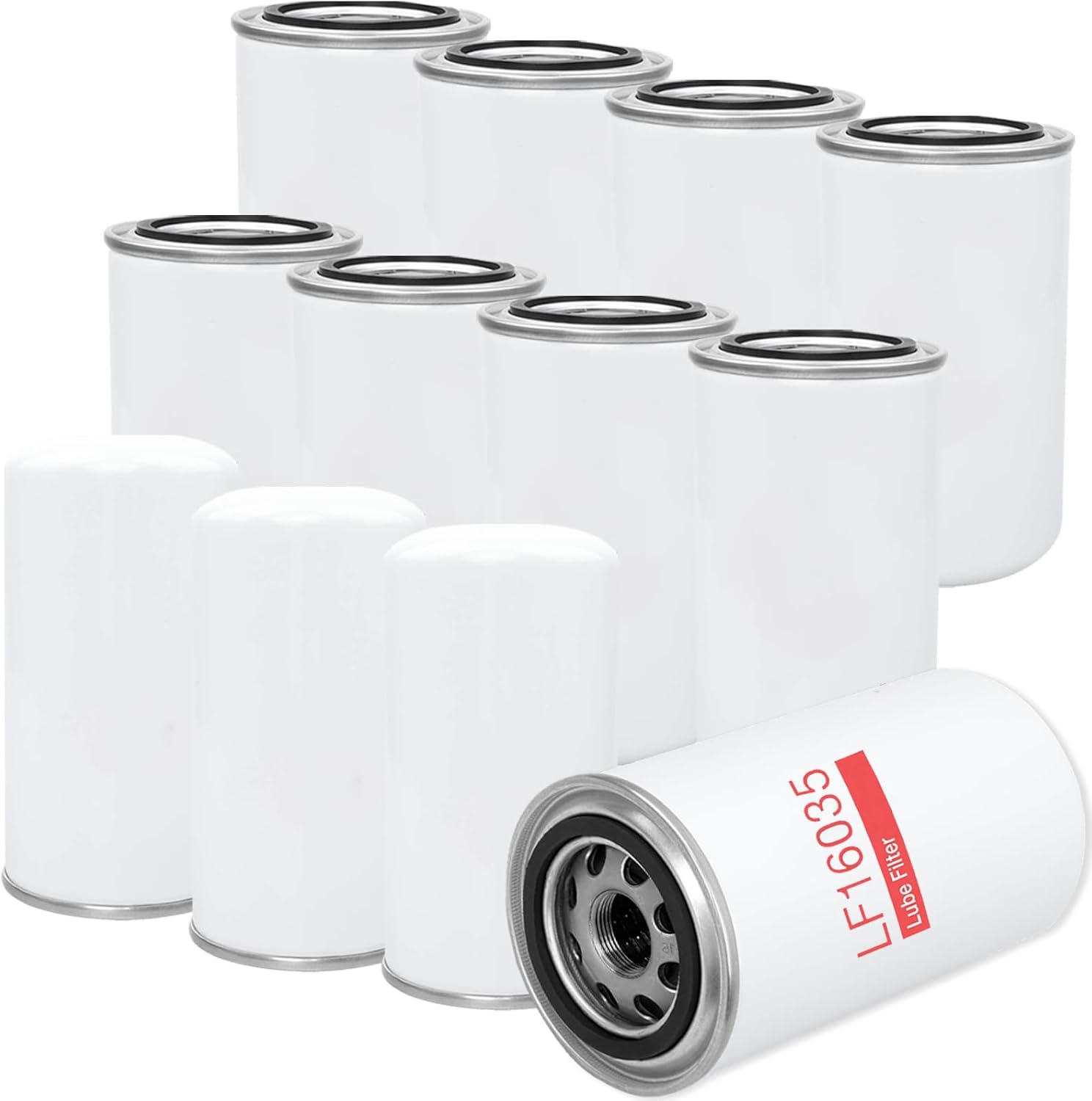 5.9L Cummins Oil Filter Compatible with Dodge Ram 2500 3500 D250 D350 6.7L Diesel Replace LF3552 LF9028 | Replace LF16035 （12 Pack）