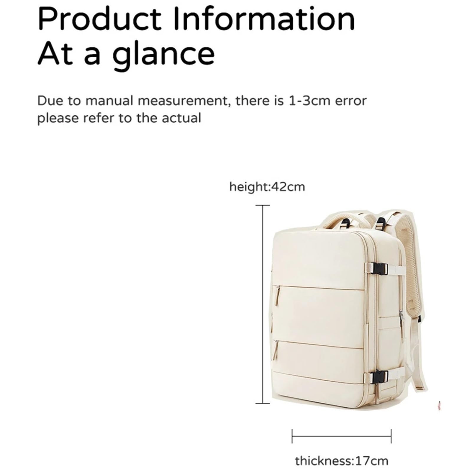 Handgepäck Handgepäck Reiserucksack Kabinentasche Reise Laptop Rucksack Flugzeug Handgepäck