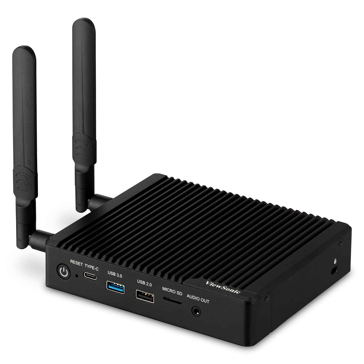 ViewSonic VBS200-A ViewBoard Smart AV Controller for Monitors, Projectors, and Displays Compatible with RS232C with vCast License, HDMI, USB, and Mini DP Inputs