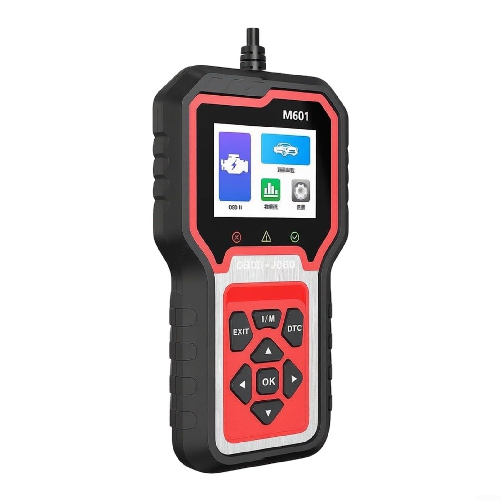 Scanner OBD2 con schermo a colori da 2,8", lettore di codici 9 in 1 per diagnosi del motore, dati in tempo reale e ricerca DTC per auto dal 1996 in poi