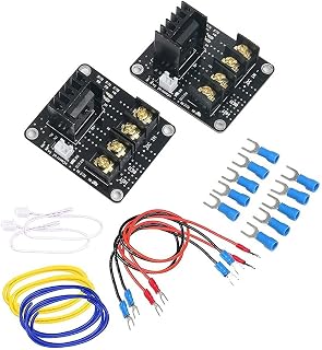 2PCS Heat Bed Power Module Add-on Hot Bed Power Expansion Board MOS Tube High Current Load Module for 3D Printer