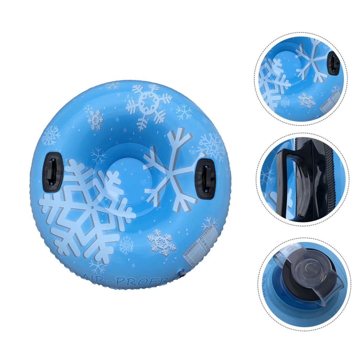 Aufblasbarer Schneereifen aus PVC für Draußen, Blau, 1 Stück