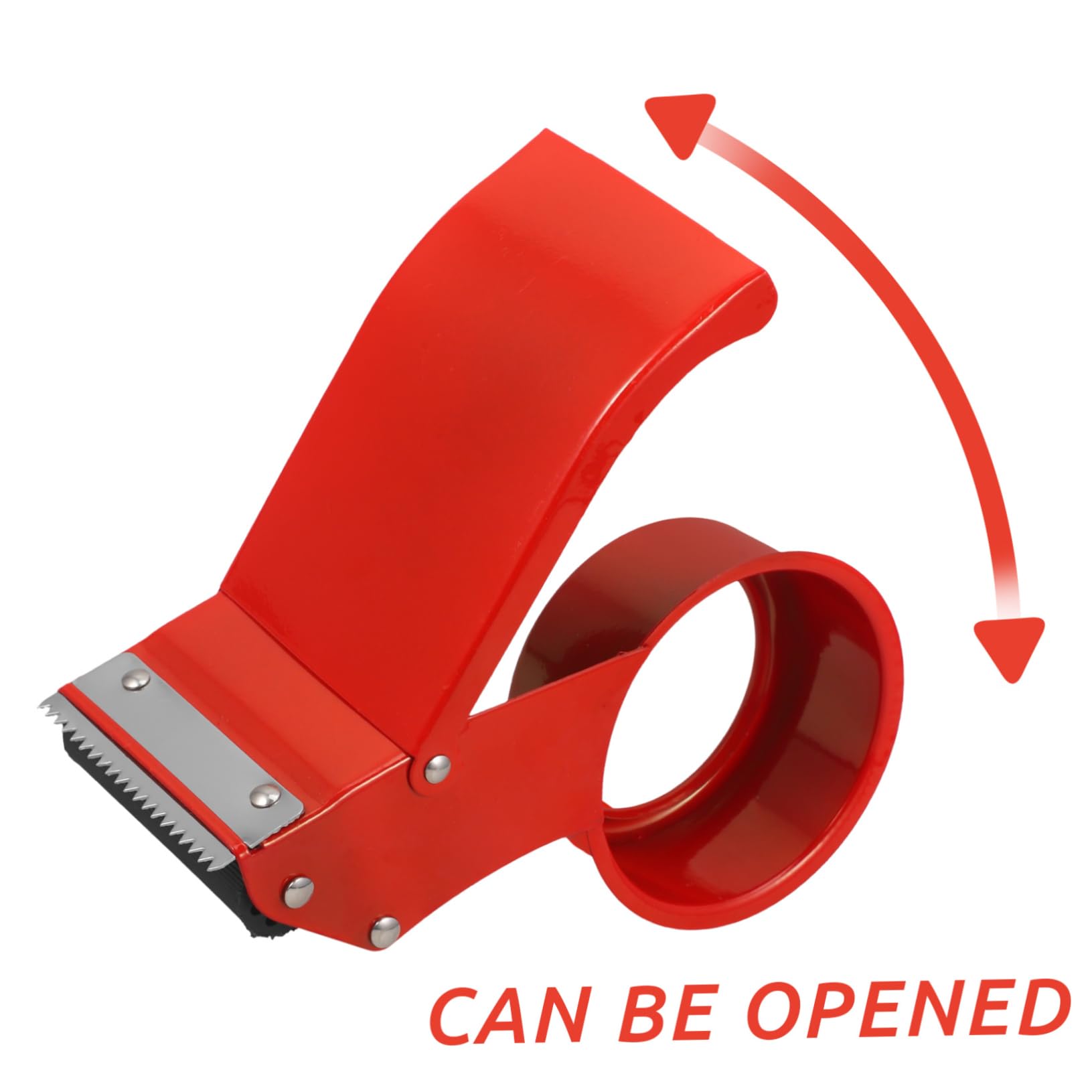 TEHAUX 4stücke Tape Dispenser Metall Für Büro Und Zuhause Tragbarer Klebebandabroller Mit Praktischem Cutter Für Schreibtisch Bastelprojekte Und Versand
