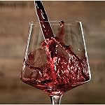 Verres à vin en cristal, ensemble 4, 450 ml - Petits verres à vin rouges ou blancs fabriqués à la main - 100% LeadFree Cristal - Dégustation de vin professionnel - Bourgogne - Pinot Noir - Bordeaux