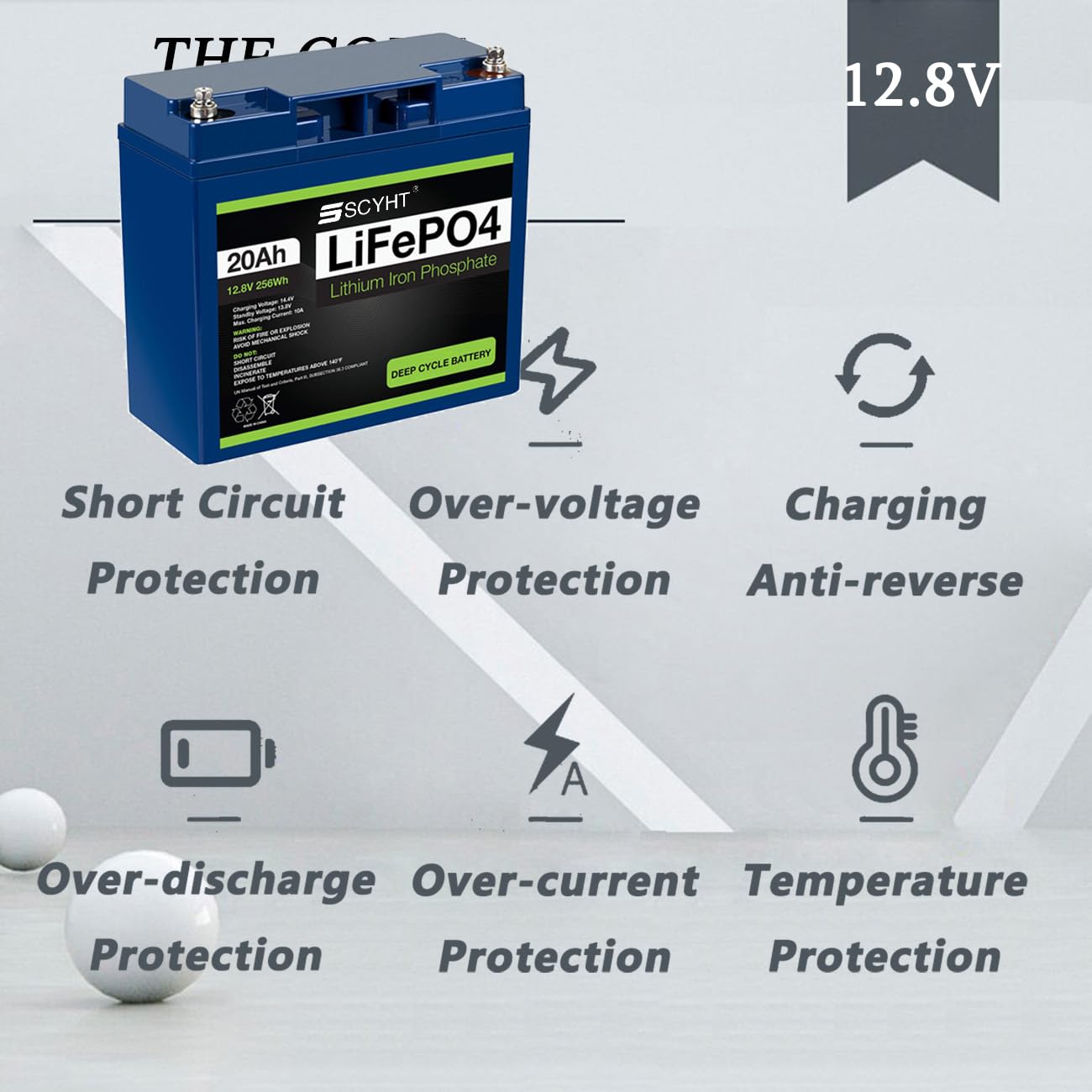 Akumulator litowy 12 V 20 Ah Akumulator LiFePO4 12 V Akumulatory akumulatorowe 20 Ah Akumulatory litowo-jonowe do silników 50 W - 250 W do zasilania awaryjnego,12v20ah 1pack